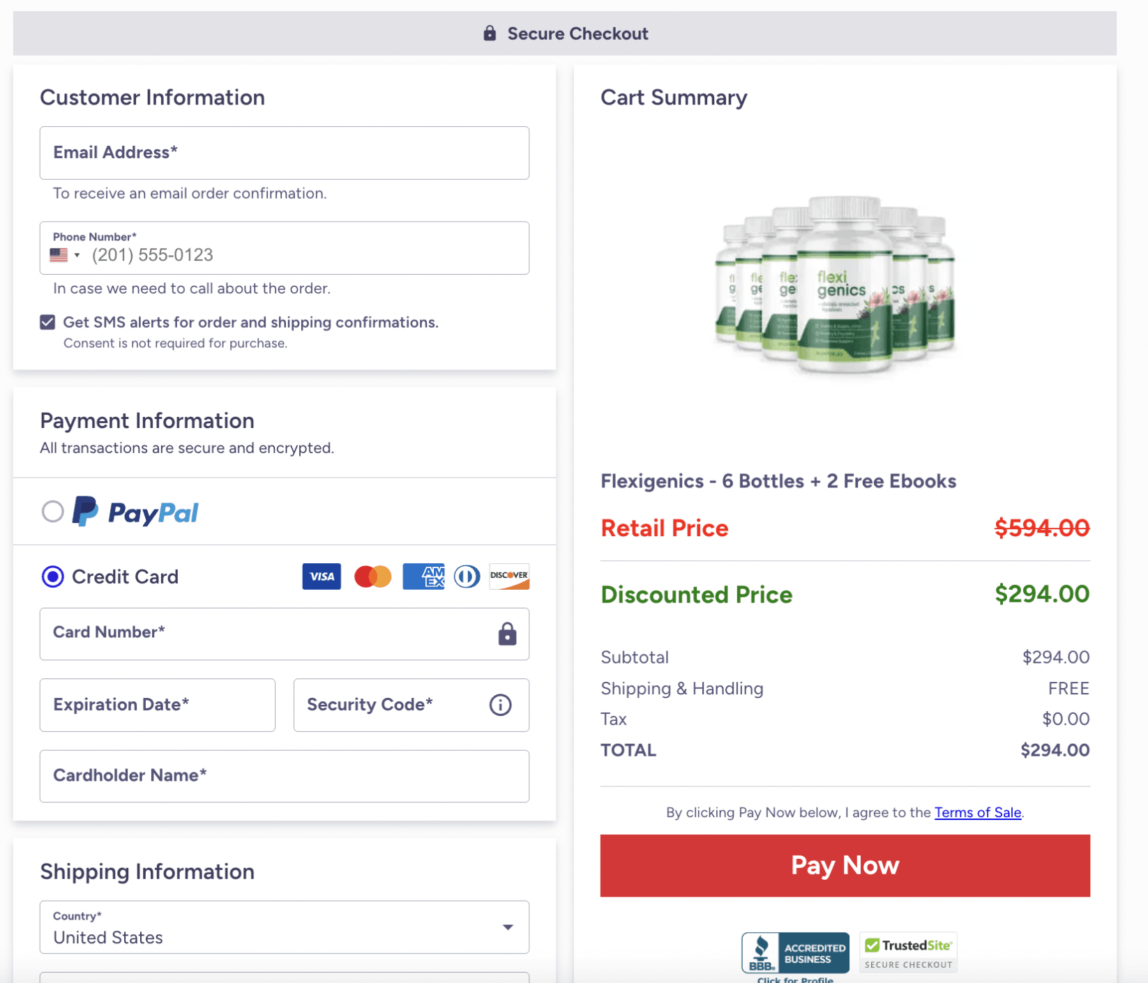 flexigenics-order-page